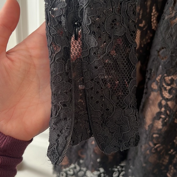 Michael Kors Lace Puff Sleeve Dress - Picture 5 of 8